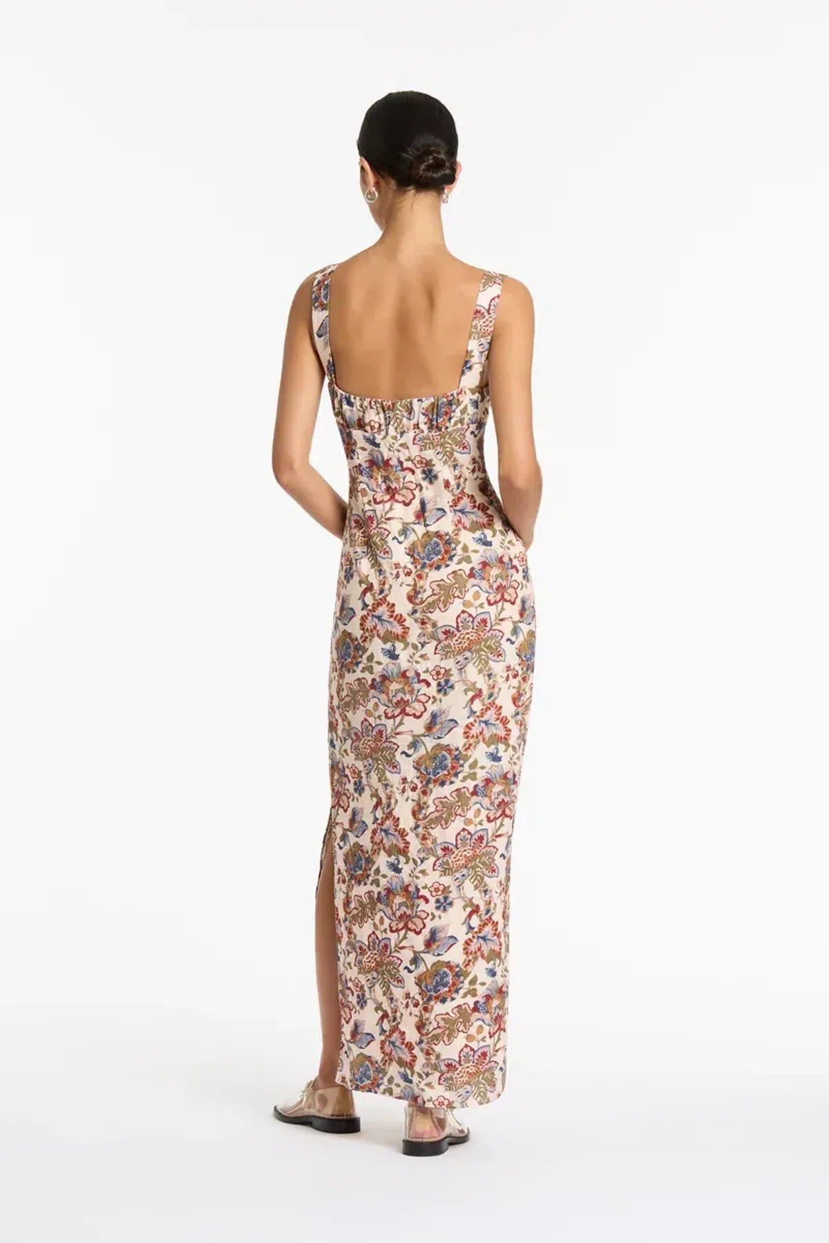 Sir The Label Bettina Midi Dress Wiltshire Floral Size 2/ Au10 - Image 2