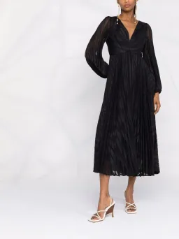 Zimmermann Burnout Sunray Midi Dress Black Size 4 / AU 16 for rent on The Volte - image 1