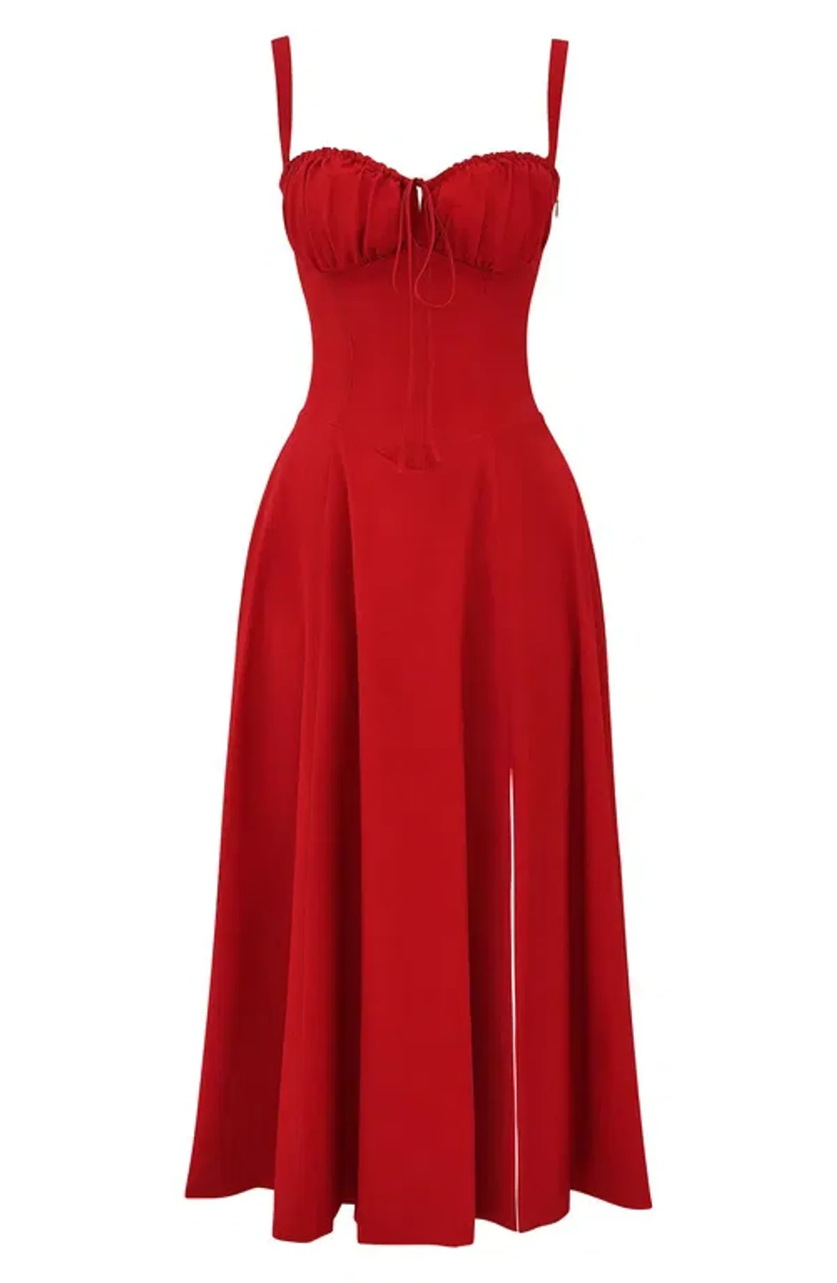 House of CB "Carmen" Bustier Sundress Red Rose Size AU 10 - Image 5
