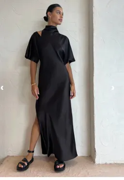 CAMILLA AND MARC Sorrell Maxi Evening Dress in Chocolate Brown Size 8 for rent on The Volte - image 2