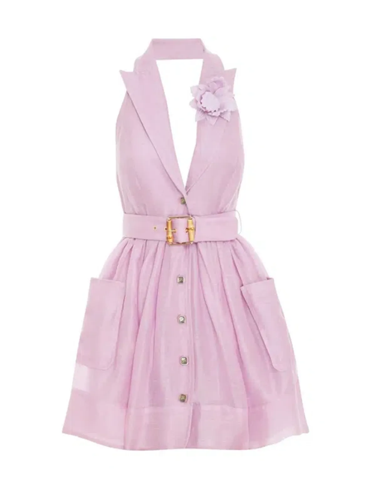 Zimmermann The High Tide Tuxedo Mini in Lilac Size  0/ AU 6 to 8 - Image 2