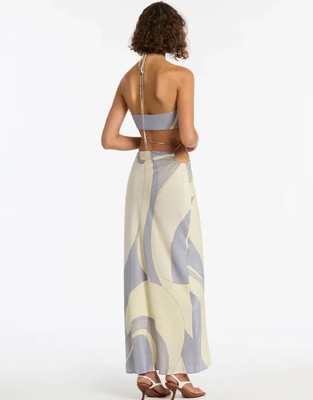 Sir the Label Adrianna Deconstructed Dress Cesco Print Size / Au 8 - Image 2