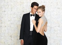 Madison James Black Velvet Gown for rent on The Volte - image 3