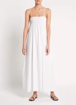 Faithfull the Brand Utica Maxi Dress White Size 8 / S for rent on The Volte - image 1