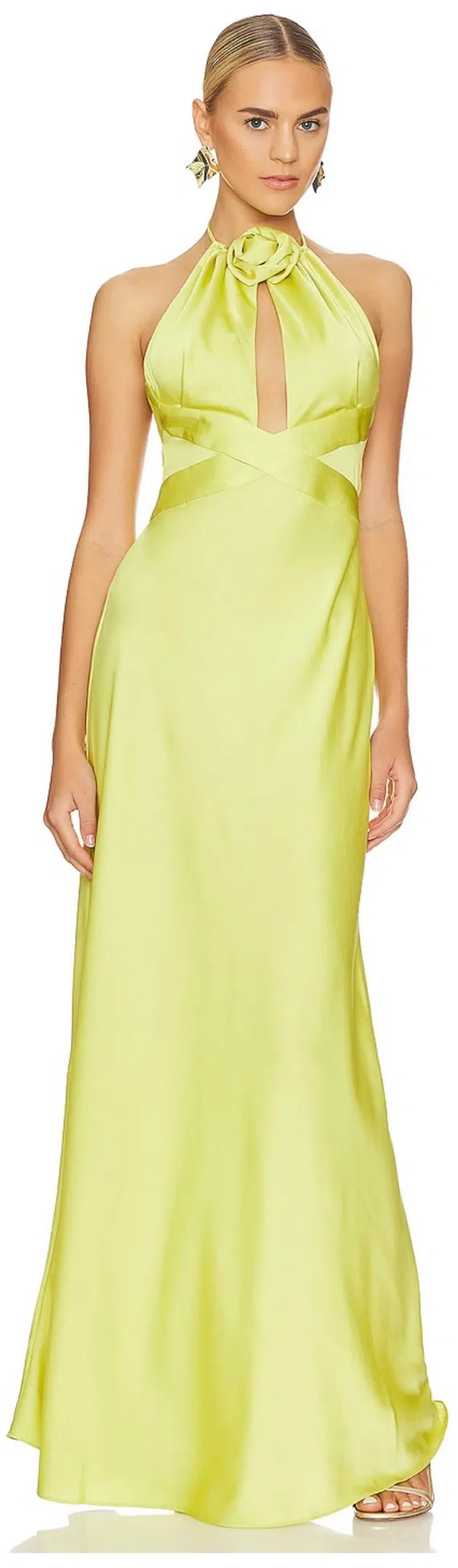 Ronny Kobo Wonder Dress Chartruse Size 8 - Image 5
