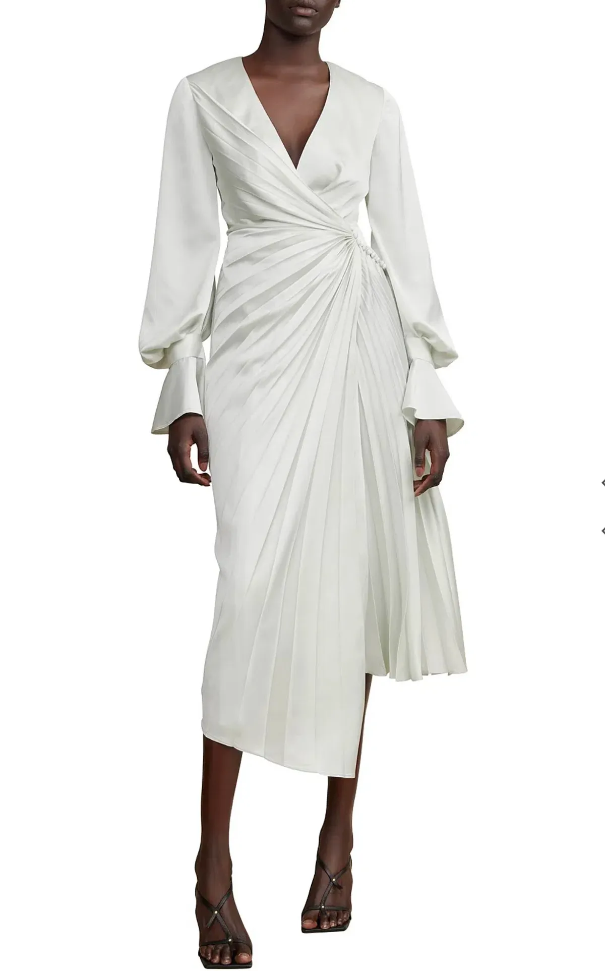 Acler Cresta Midi Dress Apple Size 8 - Image 3
