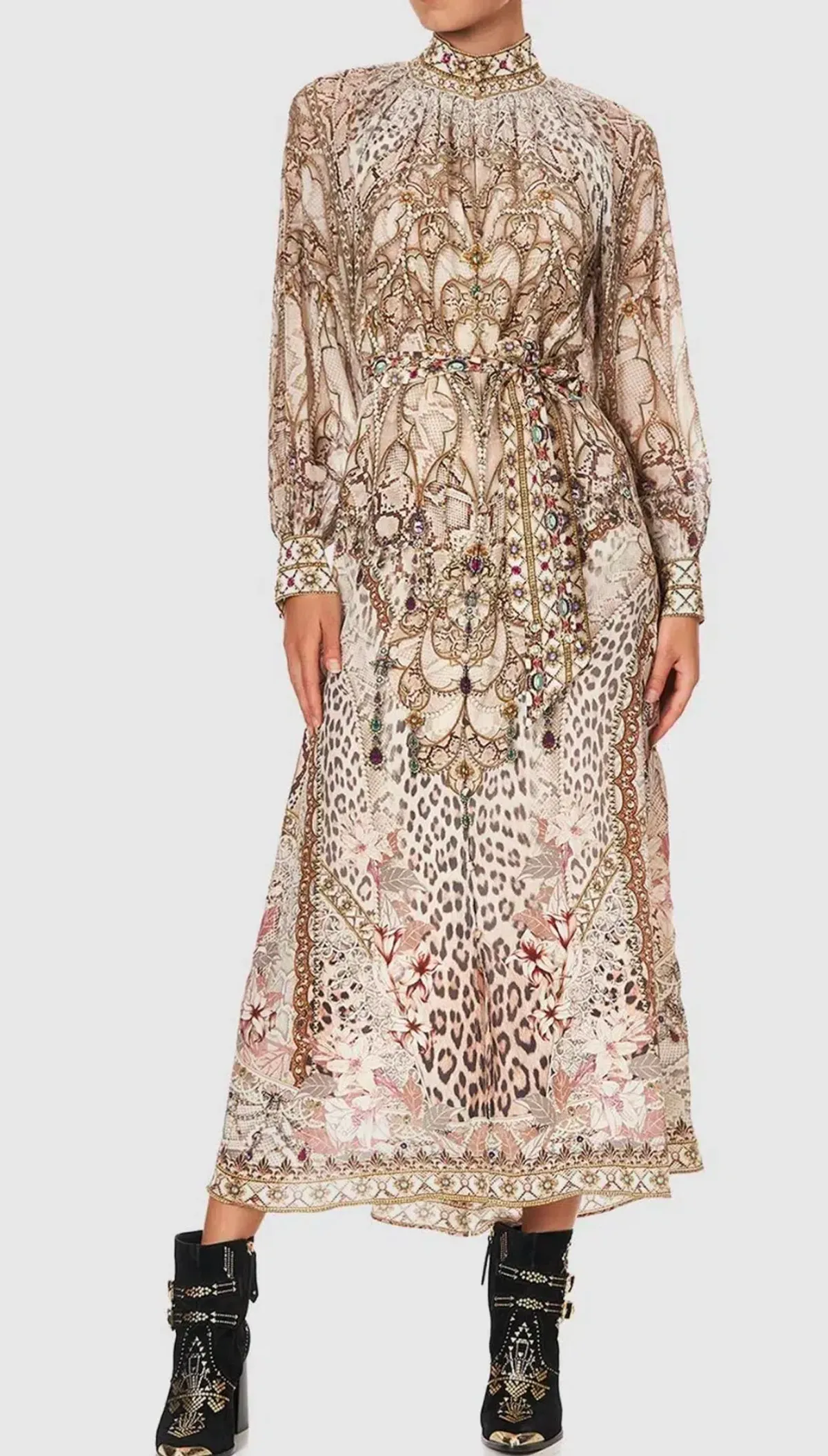 Camilla All is Nouveau Raglan Midi Shirt Dress Multi Size M / AU 12 - Image 1
