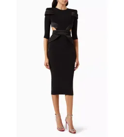 Zhivago La Reine Noire Dress Black Size AU 10 for rent on The Volte - image 1