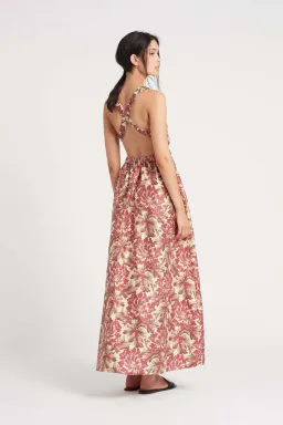Sir the Label Valetta Cross Back Dress Floral Size AU 8 for rent on The Volte - image 3