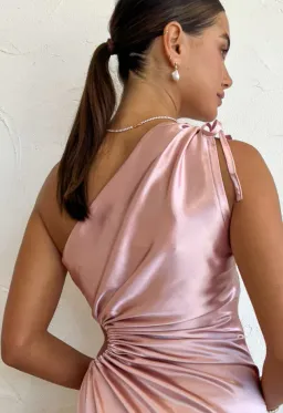 Sonya Moda Nour Blush Maxi Dress Dusty Rose Size 12 for rent on The Volte - image 6