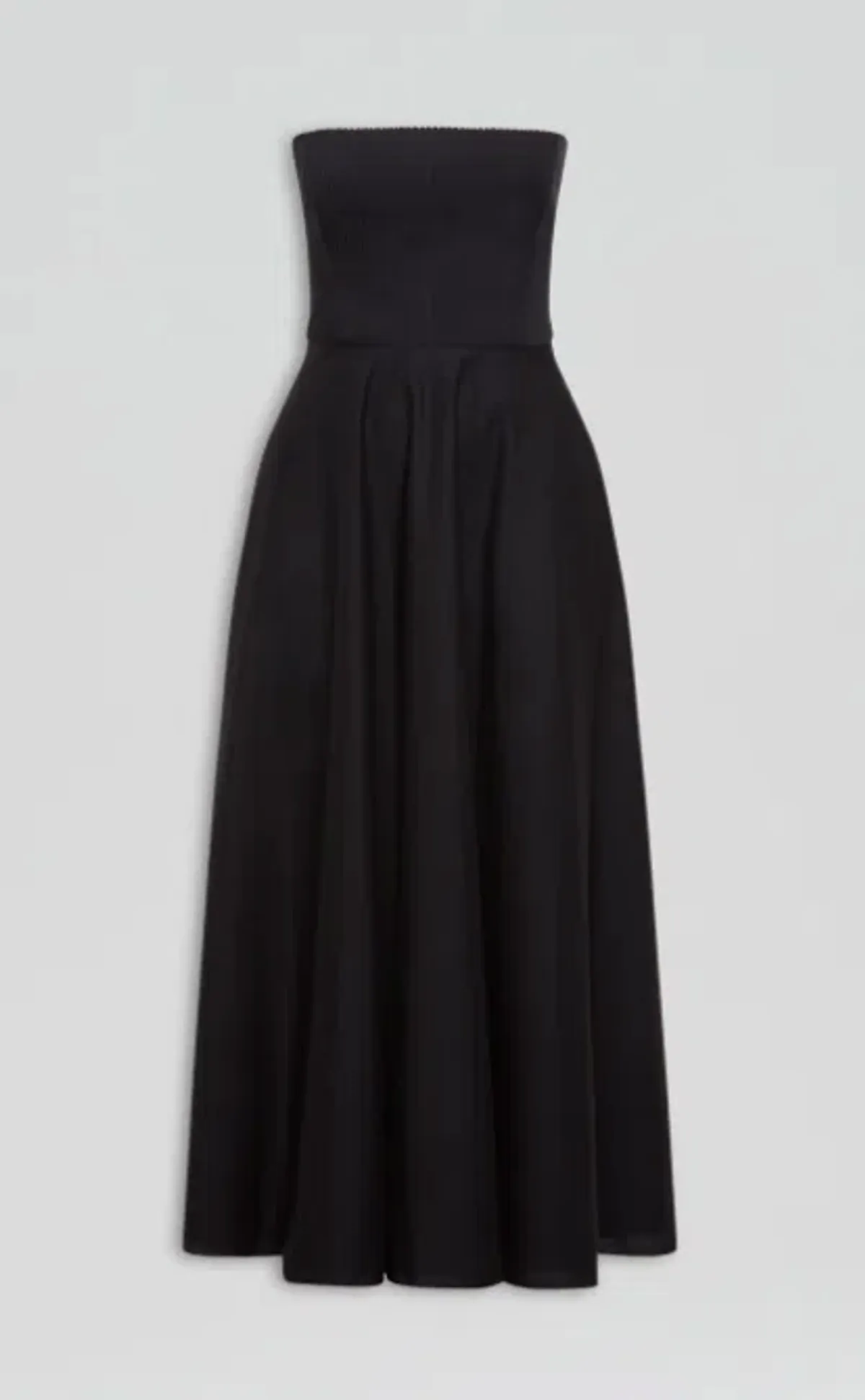 Scanlan Theodore Parachute Bustier Midi Dress Black Size 10 - Image 6