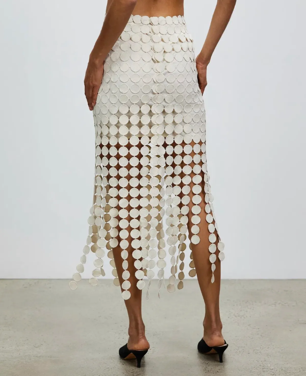 Camilla And Marc Murano Skirt White Size 10 - Image 4