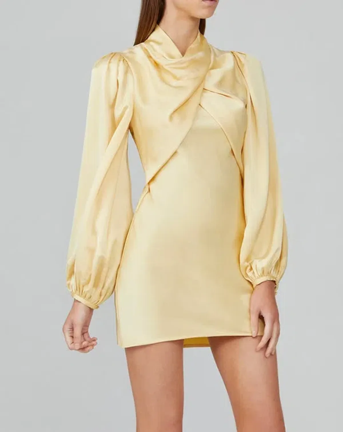 Acler The Lindhurst Dress in Lemon Size 6 - Image 1