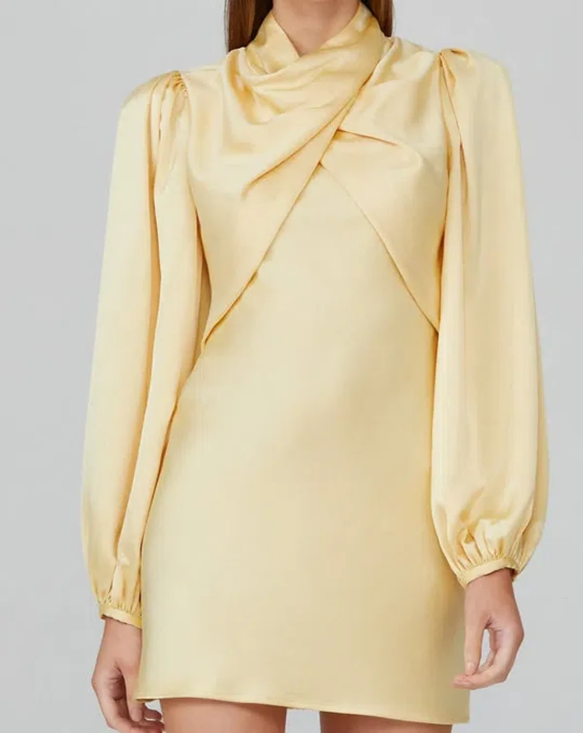 Acler The Lindhurst Dress in Lemon Size 6 - Image 3