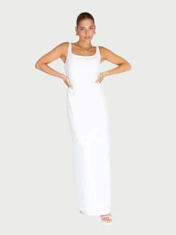 Isabelle Quinn Daisy Maxi Dress in Ivory Size 6 for rent on The Volte - image 4
