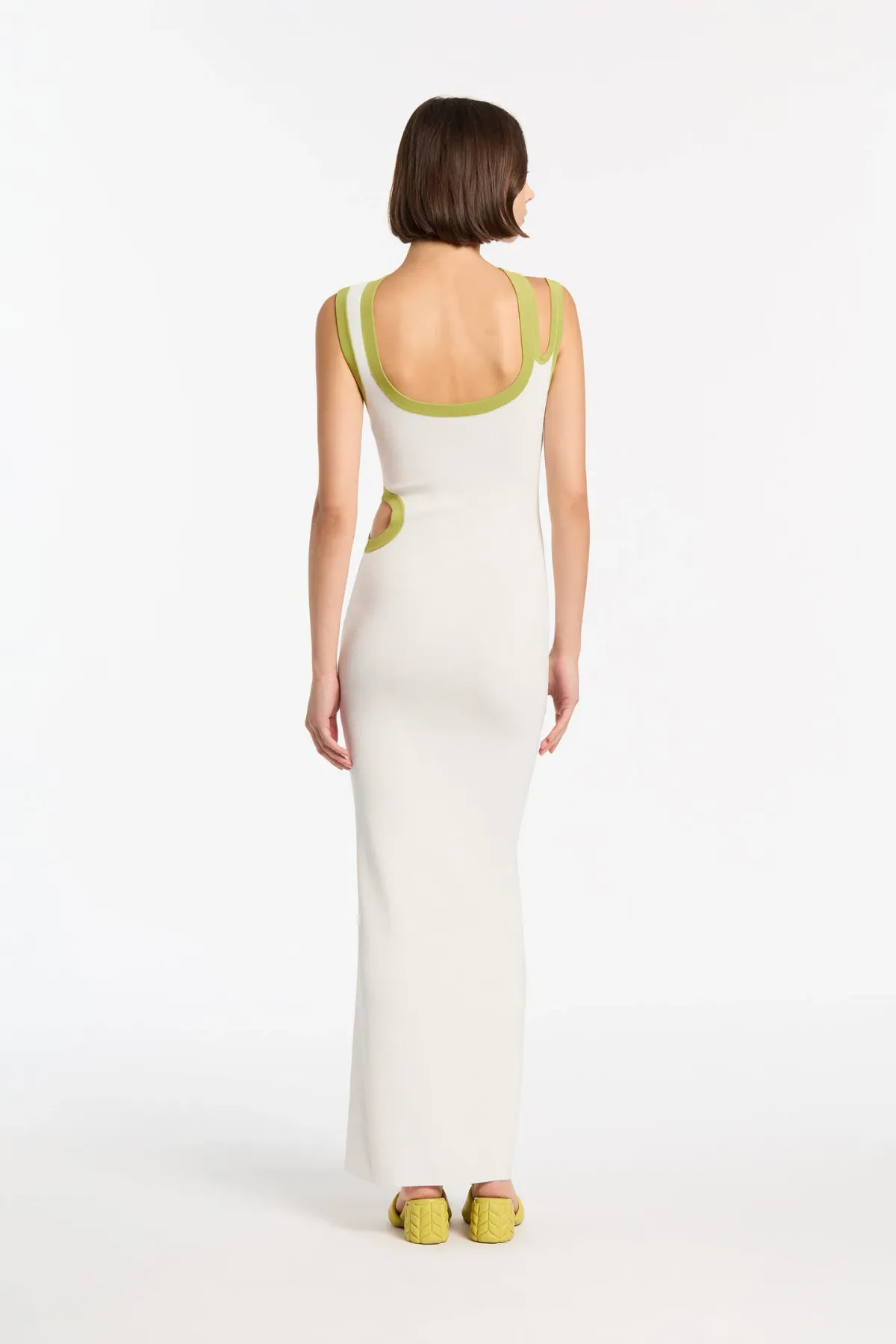Sir the Label Evalina Cutout Dress White Size AU 6 - Image 3