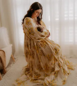 Rooh Collective Poppy Zephyr Maxi Dress Floral Size M/AU 10 for rent on The Volte - image 7