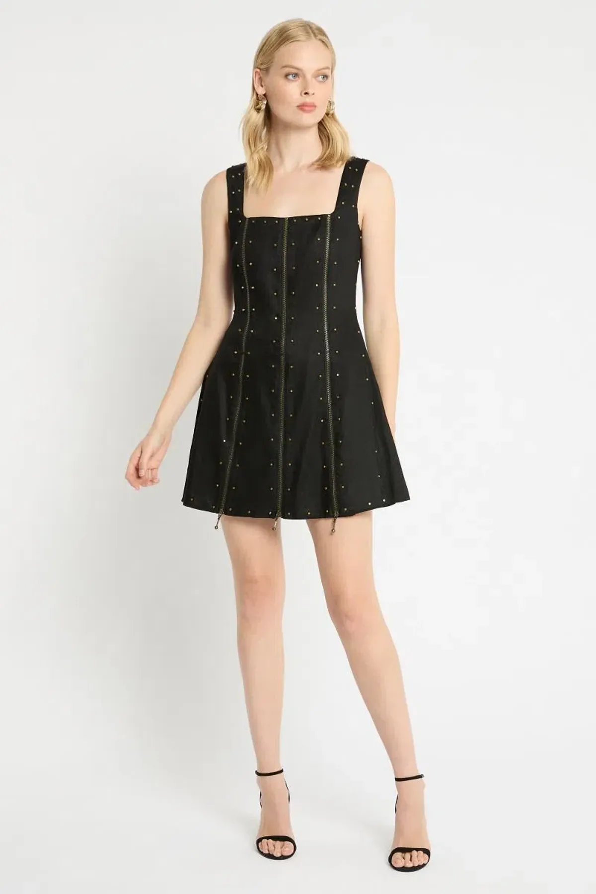 Sass and Bide Abstract After Dark Dress Faded Black Size 4 - Image 1