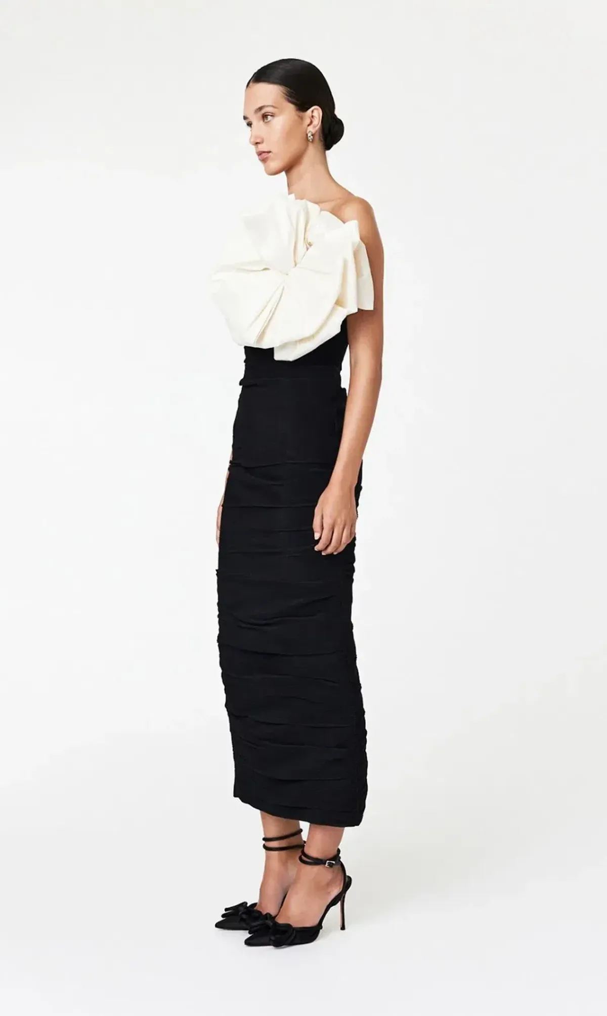 Rachel Gilbert Evana Midi Dress Black Size 2/AU 10 - Image 2