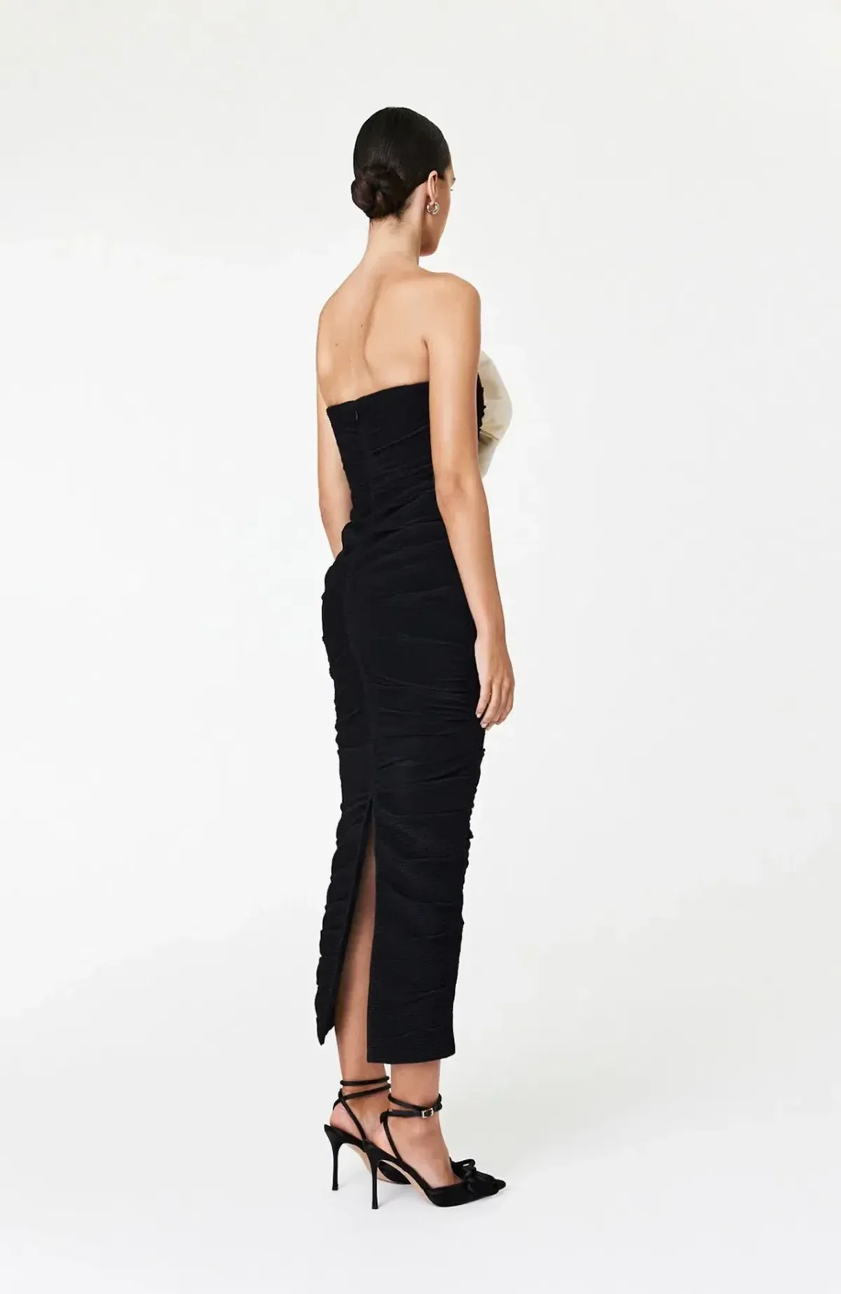 Rachel Gilbert Evana Midi Dress Black Size 2/AU 10 - Image 3