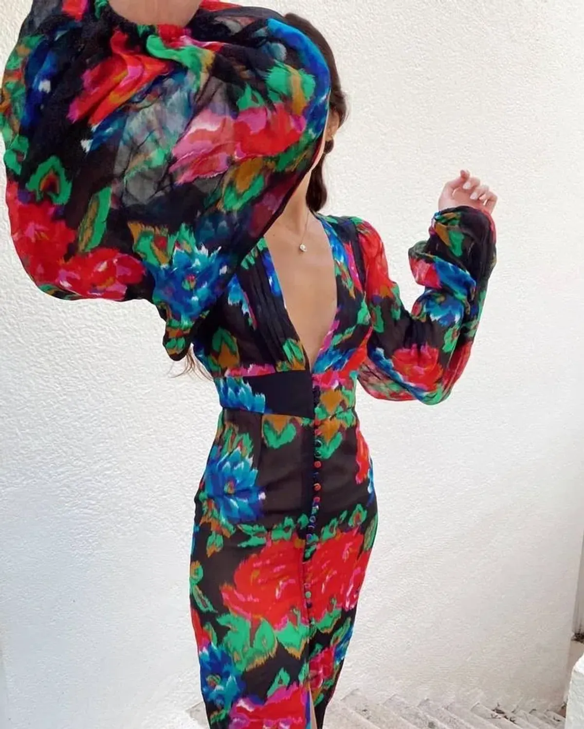 Rat and Boa Ferreira Dress Print Size 10 - Image 2