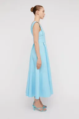 Scanlan Theodore Parachute Panelled Dress Blue Size 8 / S for rent on The Volte - image 2