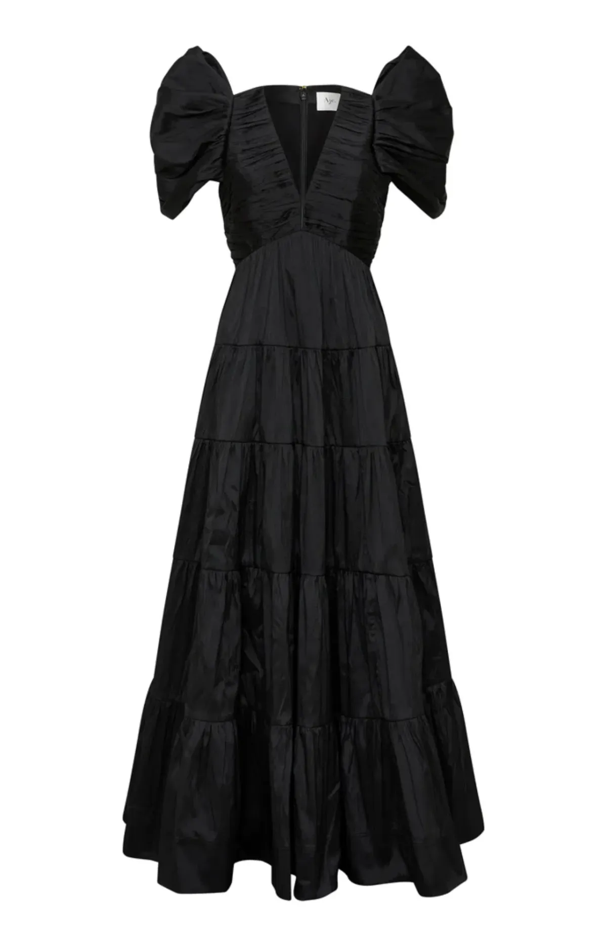 Aje Statuesque Tiered Gown Black Size 12  - Image 5