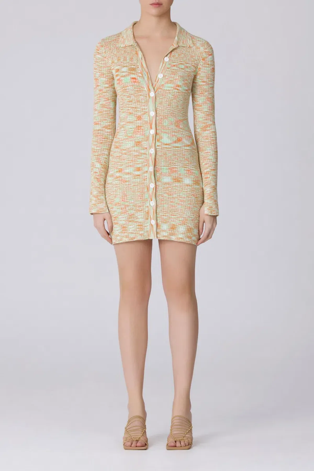 C/MEO Collective Solstice Knit Dress Sherbet Marle Size 10 - Image 4