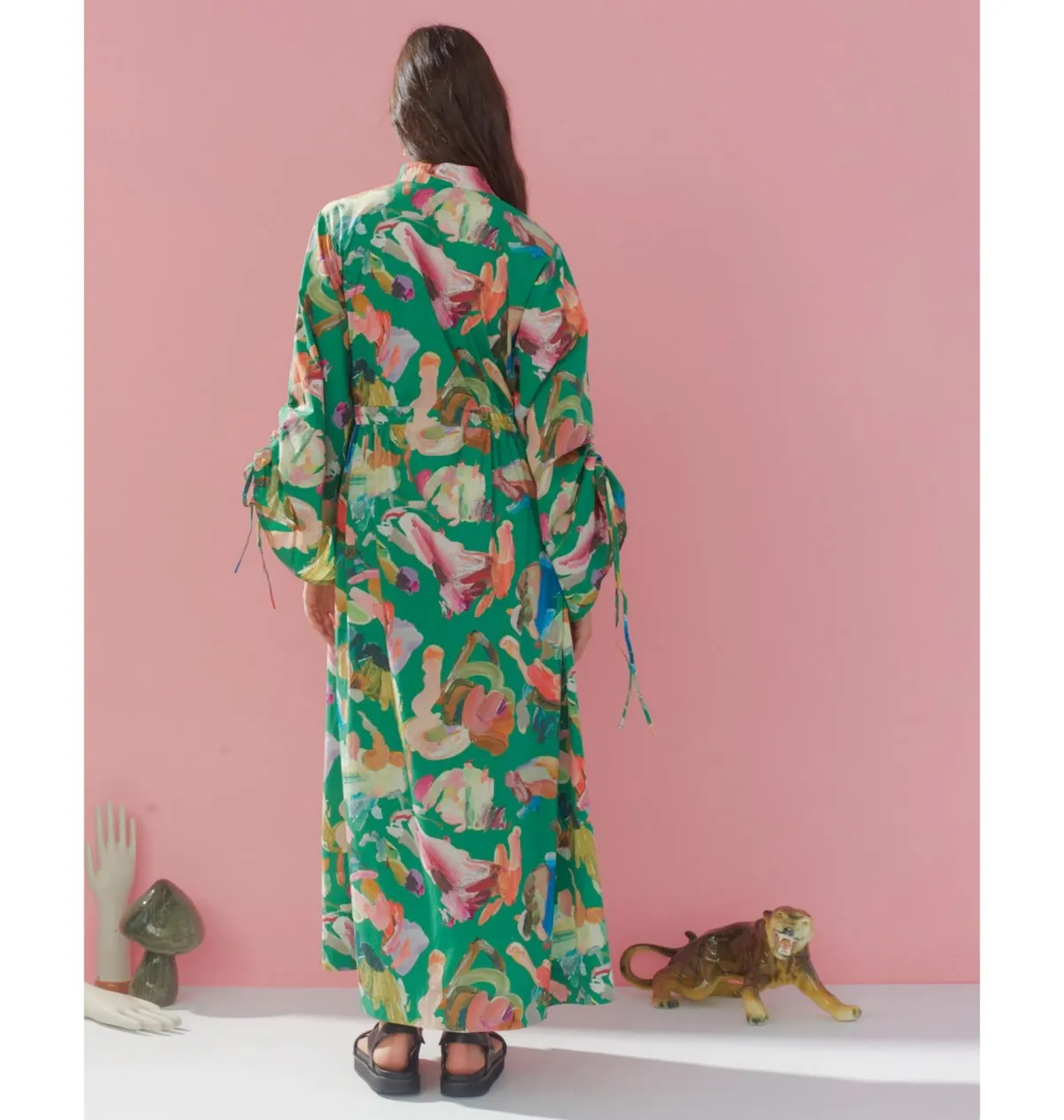 Alemais Arlo Shirtdress Green Size M / AU 10 - Image 3