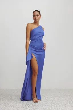 Samira Dress Pacific Blue Diamante Strap Size 10 for rent on The Volte - image 1