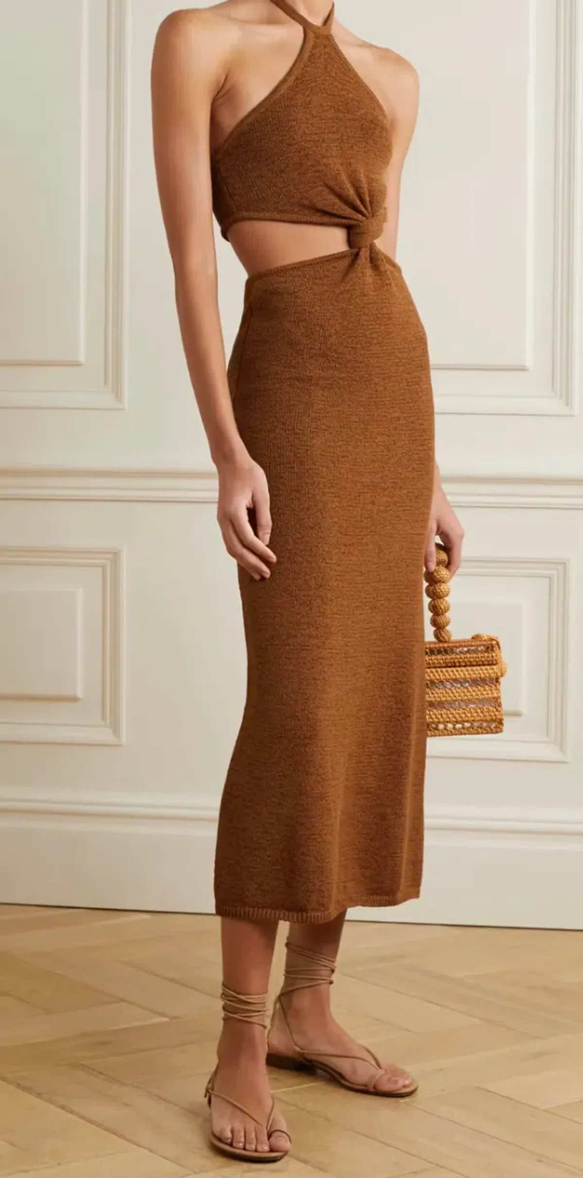 Cult Gaia Cameron Midi Dress Amber Size M / Au 10 - Image 6