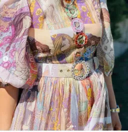 Zimmermann Kaleidoscope Puff Sleeve Mini Dress Multi Size 1 / AU 10 for rent on The Volte - image 3
