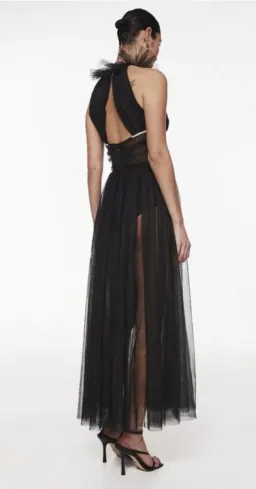 Rachel Gilbert Lou Gown in Black Size AU12 for rent on The Volte - image 4