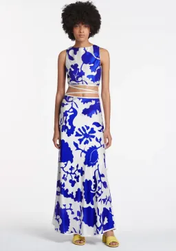 Sir the Label Esme Deconstructed Skirt Print Size 6 for rent on The Volte - image 1