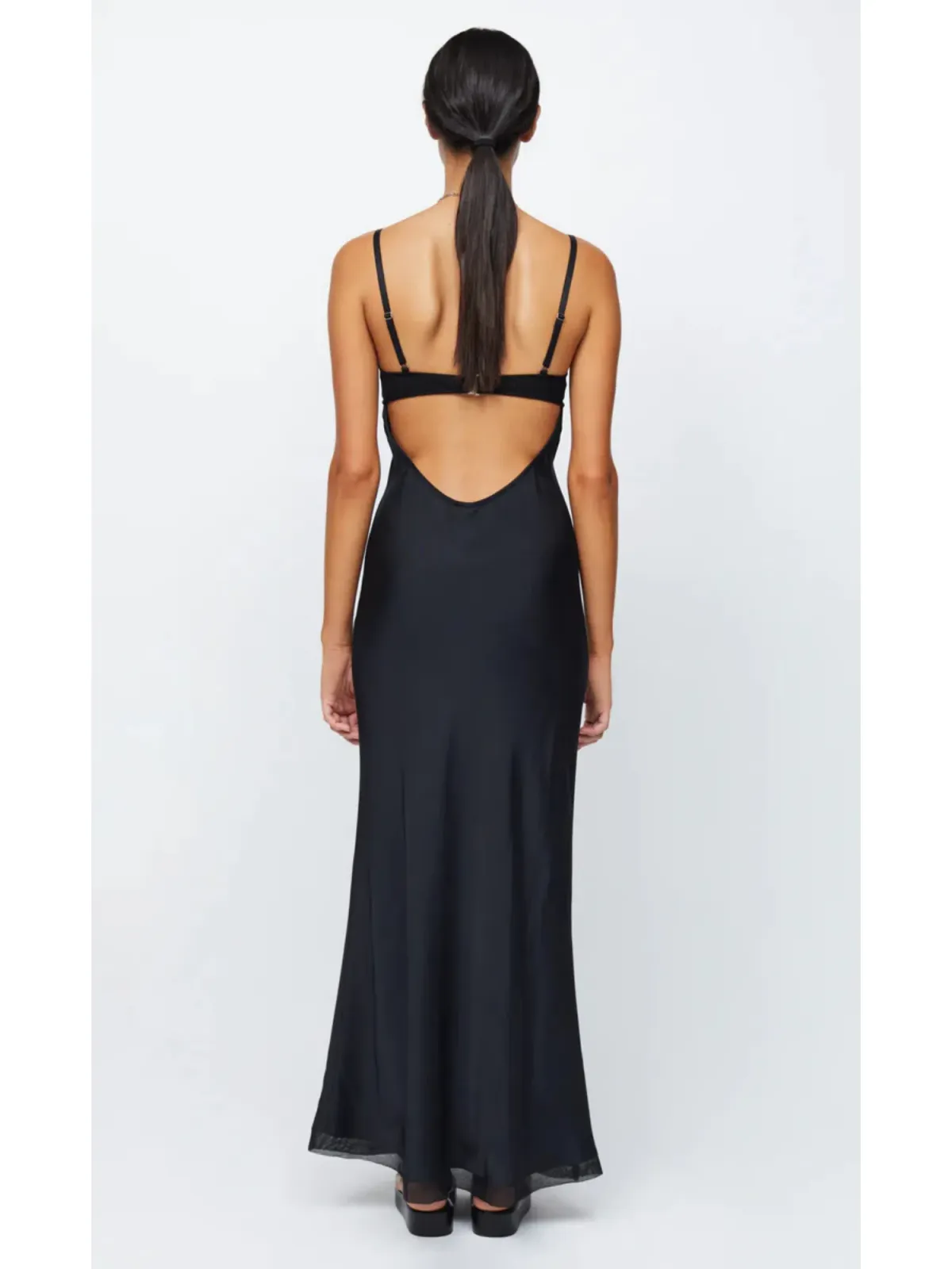 Bec & Bridge Joelle Maxi Dress Black Size AU 6 - Image 4