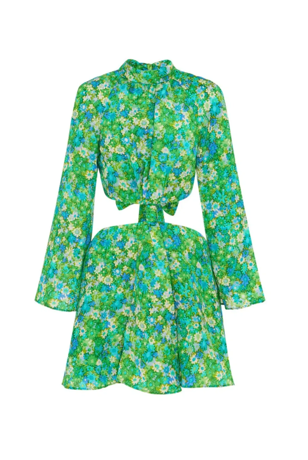 Alemais Cassandra Cut Out Mini Turquoise Size AU 8 - Image 5
