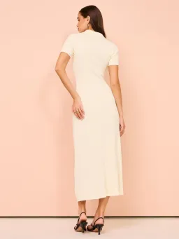 Anna Quan Laurel Penelope Midi Silence Ivory Dress Size 10 for rent on The Volte - image 3