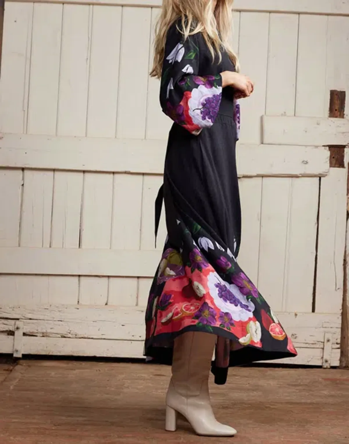 Binny The Laden Table Maxi Dress Print Size 14 - Image 7