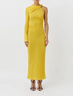Camilla and Marc Cypress Dress Yellow Size 10  for rent on The Volte - image 1