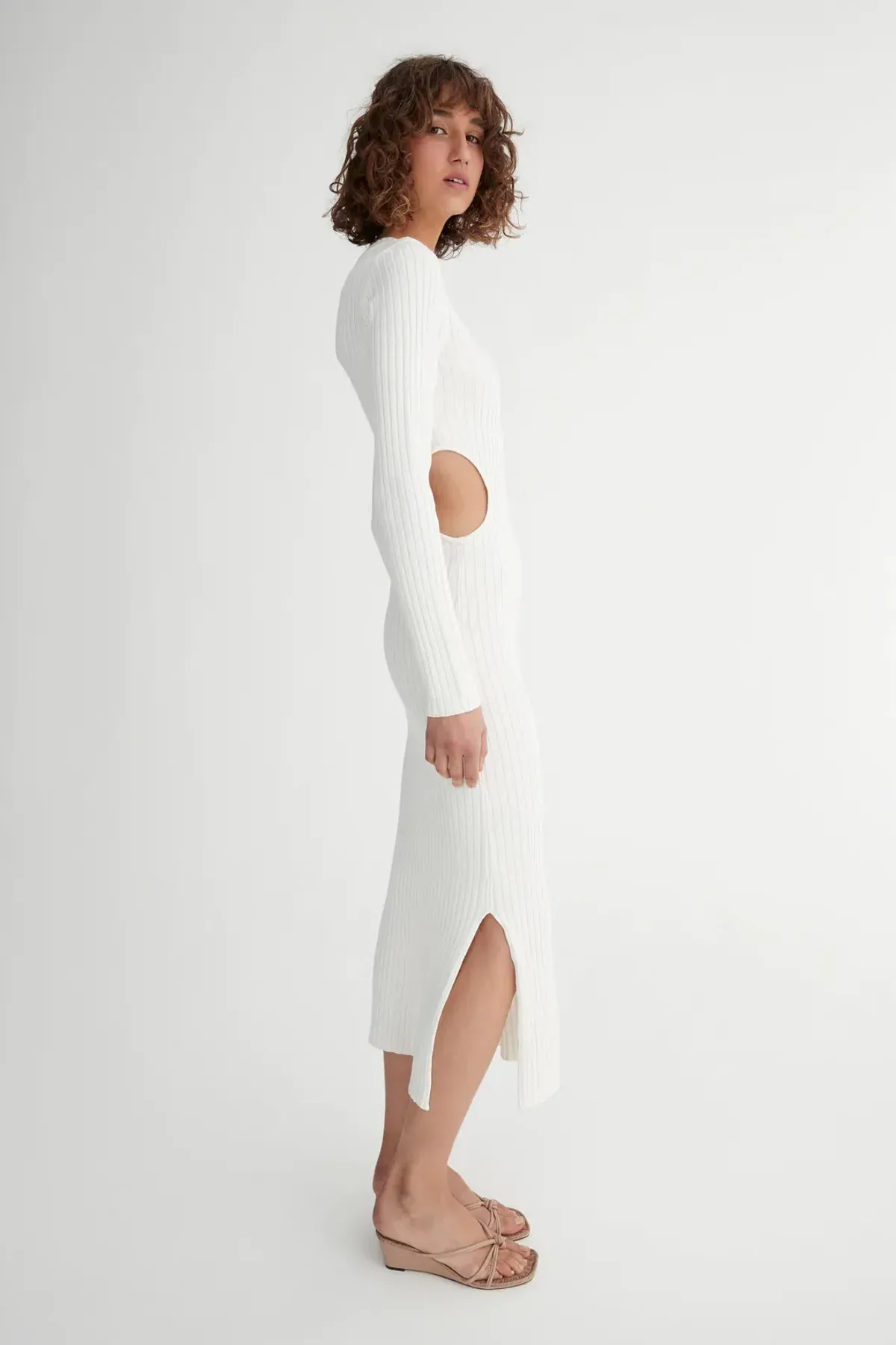 Hansen and Gretel Macy Dress in Bone White Size S/AU 8 - Image 2