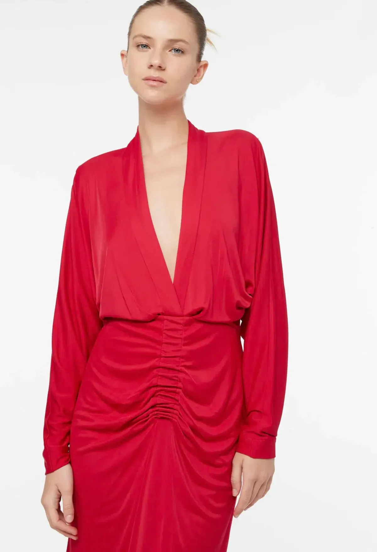 Manning Cartell Silk Jersey Midi Dress Size 10 - Image 3