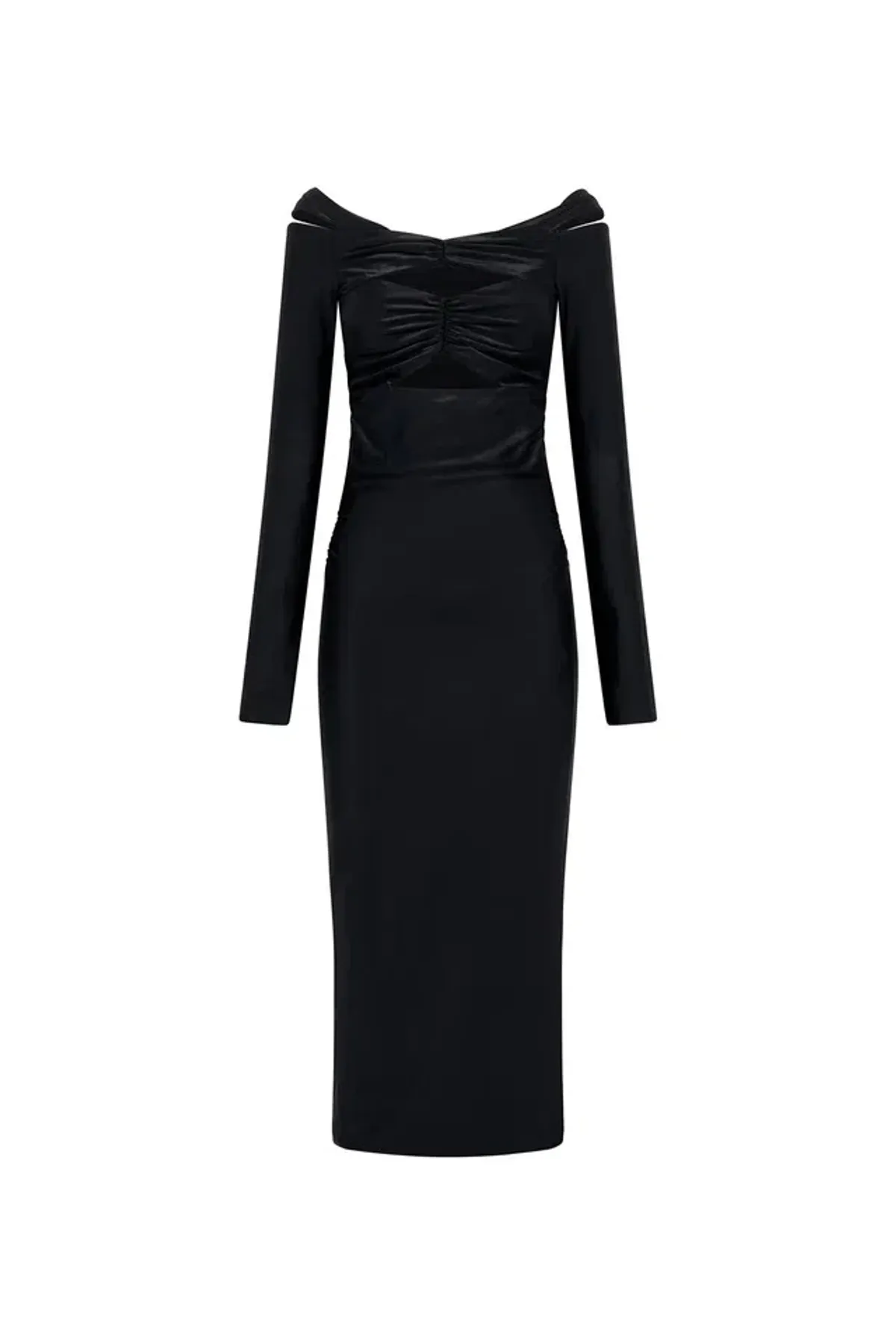 Camilla and Marc Berkley Off-shoulder Dress In Black Size AU 10 - Image 4