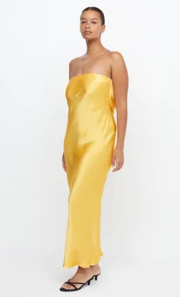 Bec & Bridge Moon Dance Strapless Dress Mango Size AU 10 for rent on The Volte - image 6