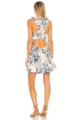 Zimmermann Cassia Ruffle Mini Dress Floral Size 1/Au 10  for rent on The Volte - image 4