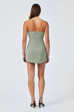 Suboo Remi Corset Mini Dress  Sage Size M / Au 10  for rent on The Volte - image 2