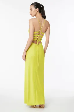 Manning Cartell Time To Shine Slip Dress Yellow Size AU 6 for rent on The Volte - image 3