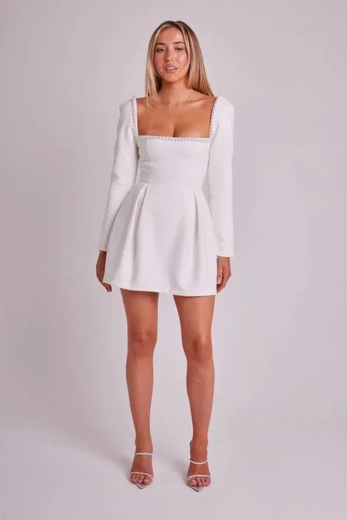 Odd Muse Ultimate Muse Pearl Dress White Size M/ AU 10 - Image 1