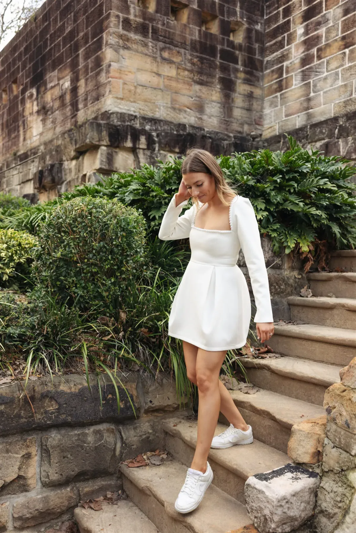 Odd Muse Ultimate Muse Pearl Dress White Size M/ AU 10 - Image 4