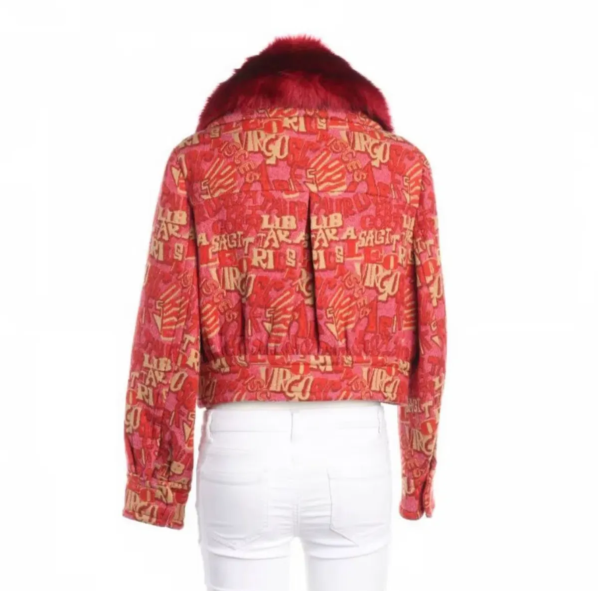 Zimmermann Kaleidoscope Faux Fur Bomber Jacket Size 1 / AU10 - Image 3