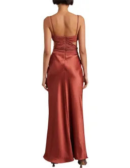 Bec & Bridge Nadia Twist Maxi Dress in  Auburn Size XXL/AU 16  for rent on The Volte - image 3